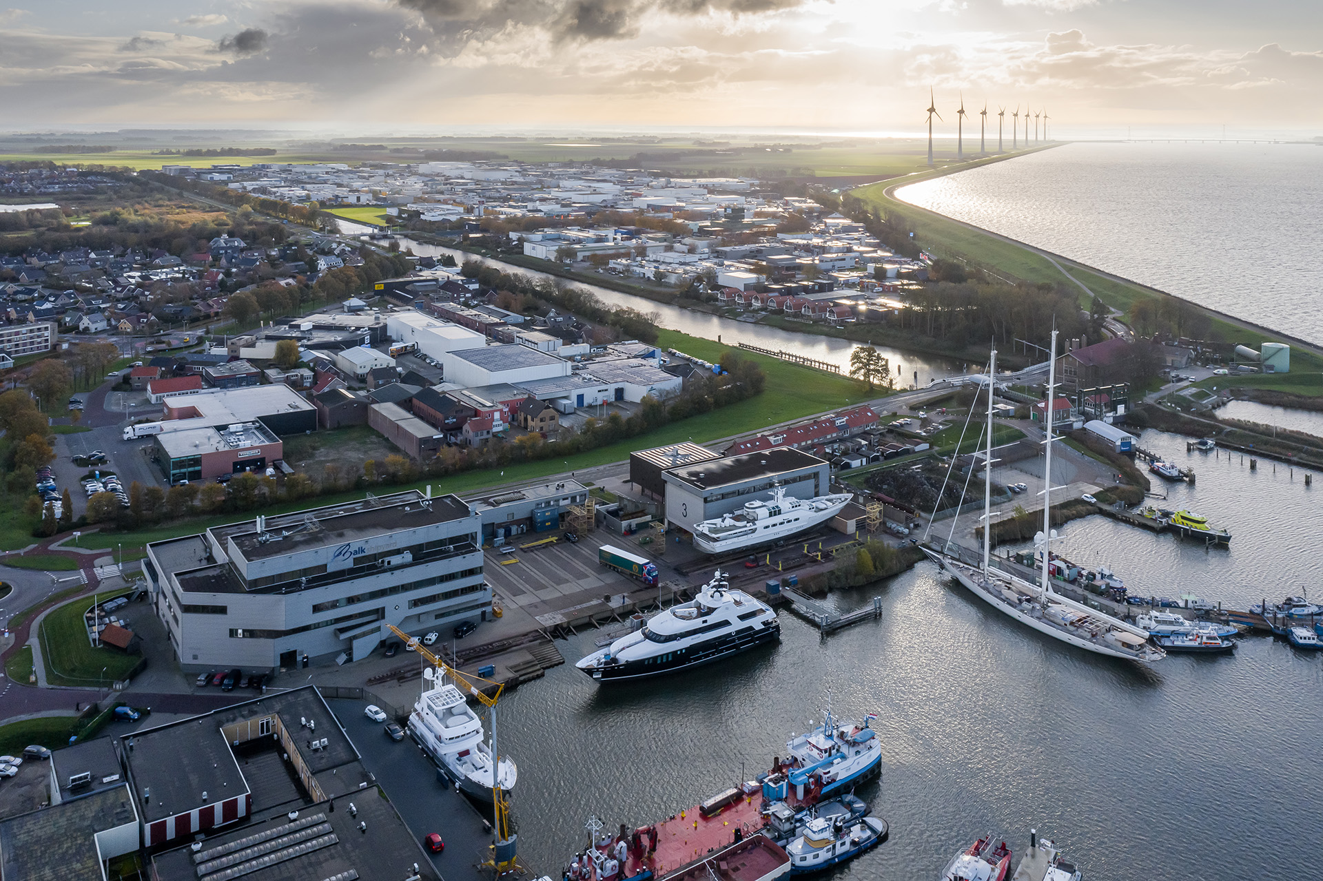 Dutch superyacht shipyard Balk Shipyard.