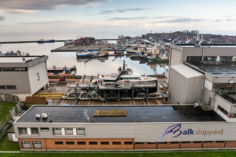 Our yard in the Netherlands. Balk Shipyard is the superyacht specialist for surveys, refits and rebuilds.