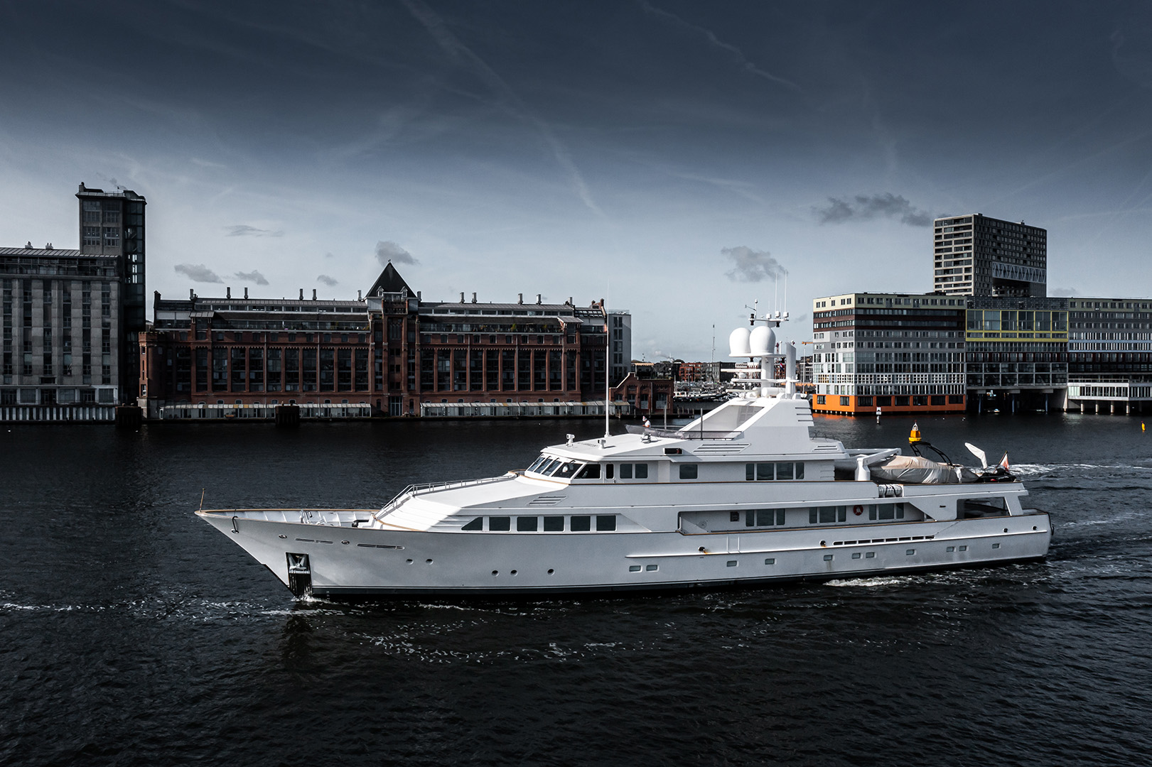 Superyacht Emerald before rebuild by Balk Shipyard.