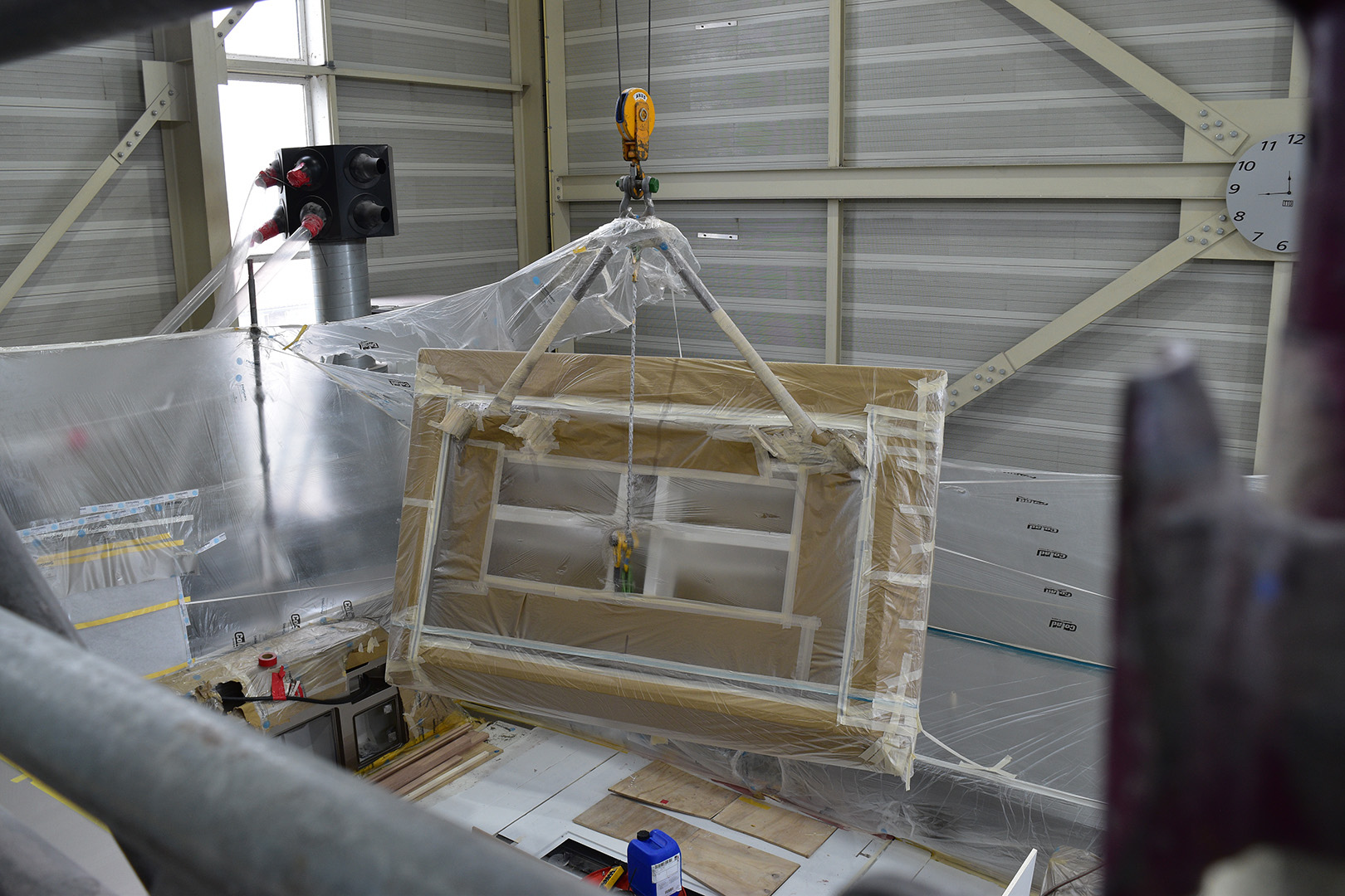 Rebuild motor yacht Ursus during extensive rebuild.