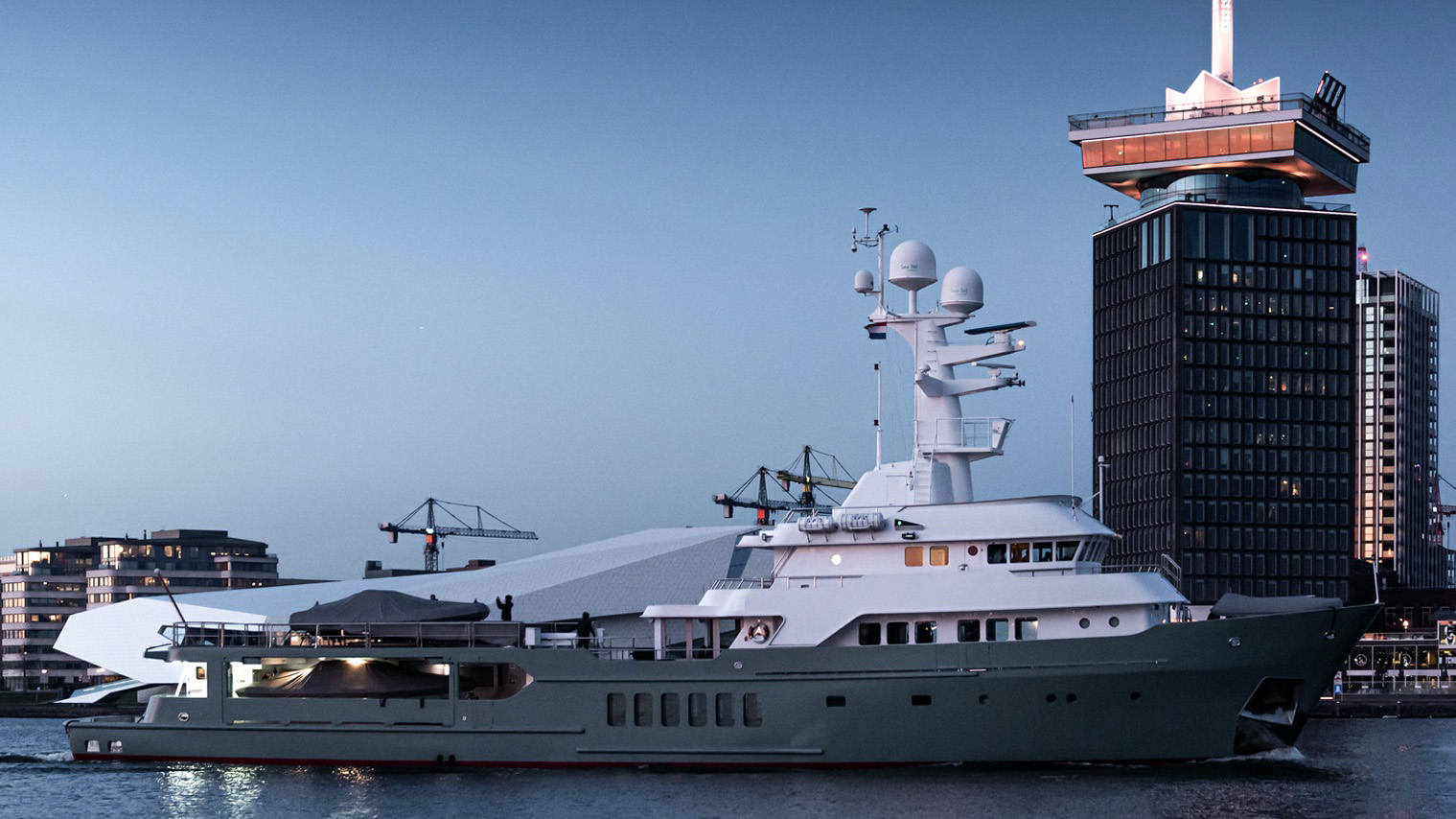 Motor yacht MMM after refit at Balk Shipyard ready for new adventures.