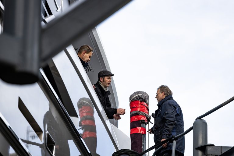 The crew of Balk Shipyard. Specialists in superyacht surveys, refits and rebuilds.