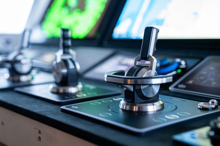 New controls of superyacht Ursus for yacht captain.